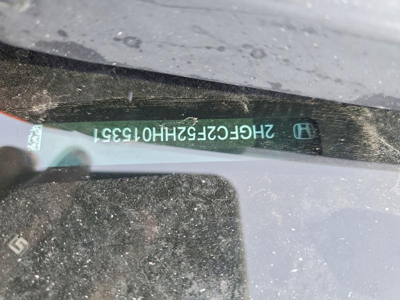 Aukcja sprzedaży 2017 Honda Civic, vin: 2HGFC2F52HH015351, numer aukcji: 79731545
