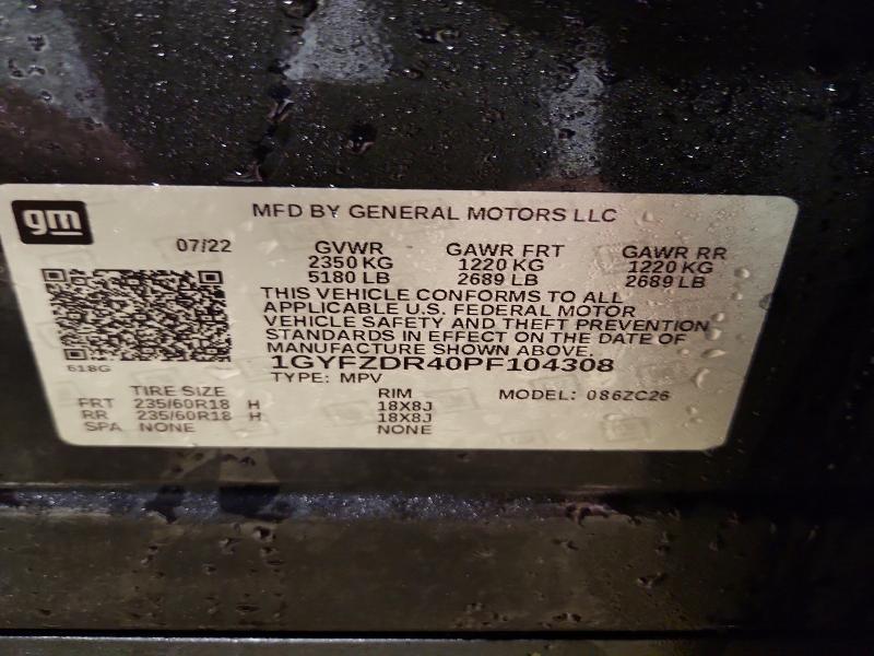 Продажа на аукционе авто 2023 Cadillac Xt4, vin: 1GYFZDR40PF104308, номер лота: 45932126