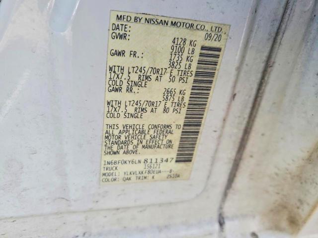 48328866 :رقم المزاد ، 1N6BF0KY6LN811347 vin ، 2020 Nissan Nv مزاد بيع