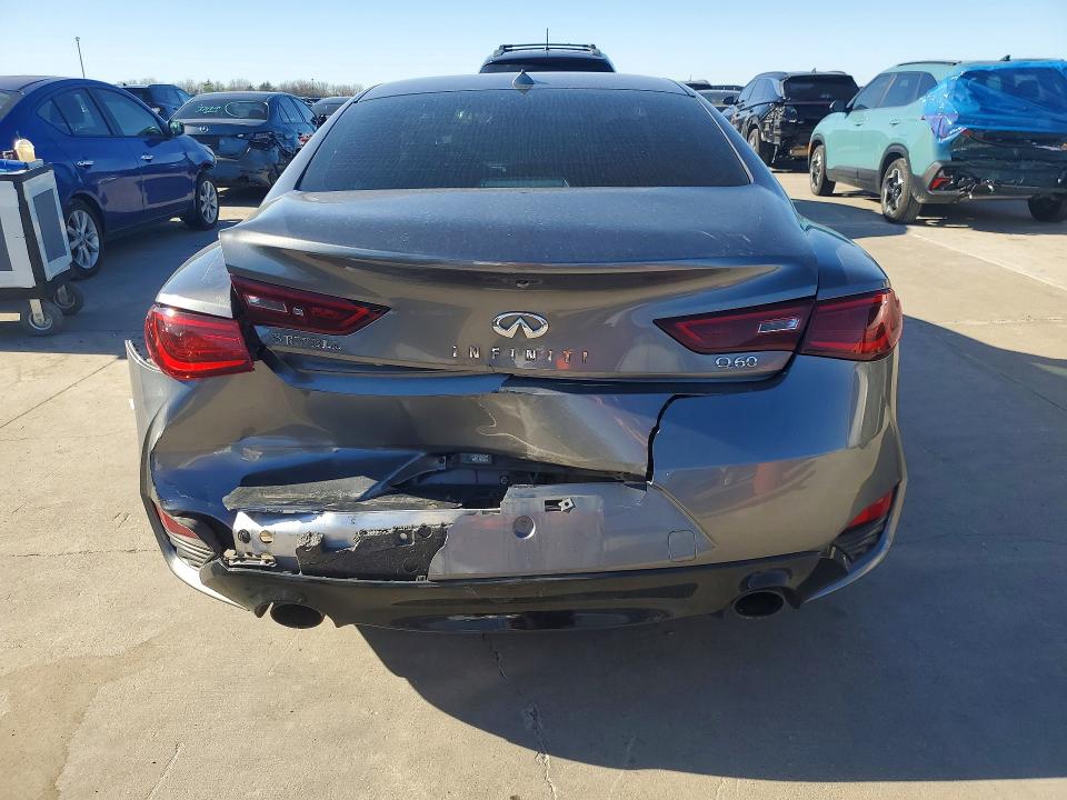 2018 Infiniti Q60 მანქანა იყიდება აუქციონზე, vin: JN1CV7EKXJM200074, აუქციონის ნომერი: 46009816