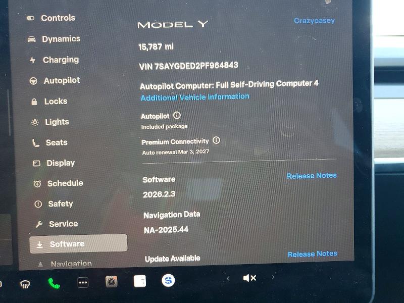 Продаж на аукціоні авто 2023 Tesla Model Y, vin: 7SAYGDED2PF964843, номер лоту: 46548606