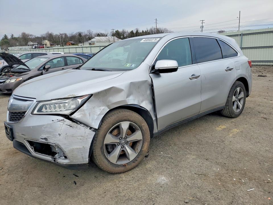 46868376 :رقم المزاد ، 5FRYD3H22EB004119 vin ، 2014 Acura Mdx مزاد بيع