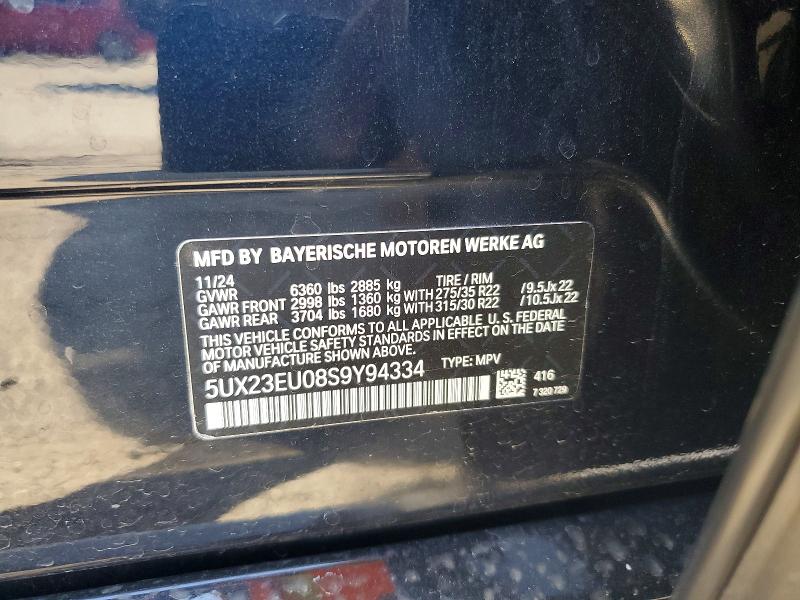 Продажа на аукционе авто 2025 Bmw X5, vin: 5UX23EU08S9Y94334, номер лота: 46063266