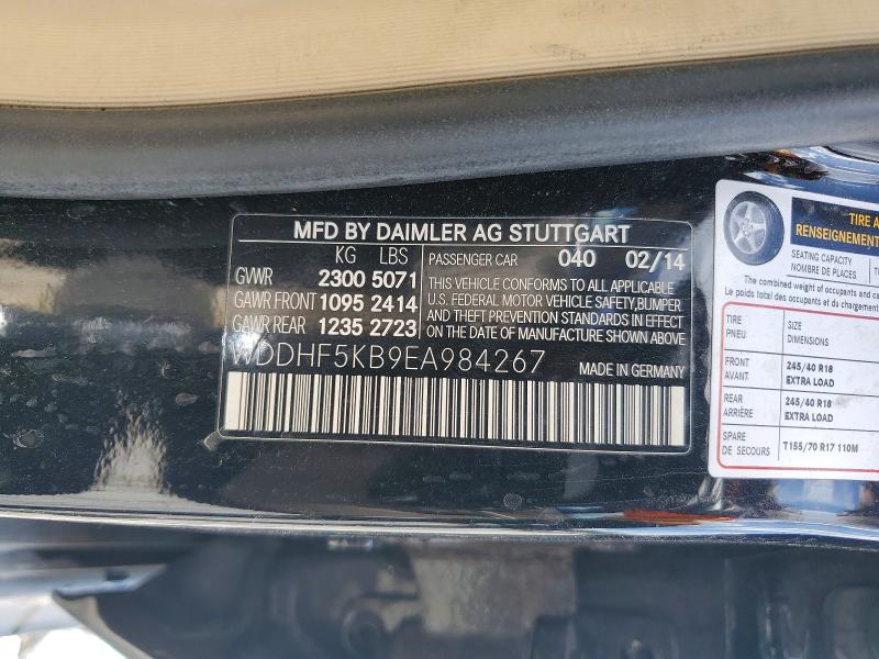 Aukcja sprzedaży 2014 Mercedes-benz E, vin: WDDHF5KB9EA984267, numer aukcji: 48015816
