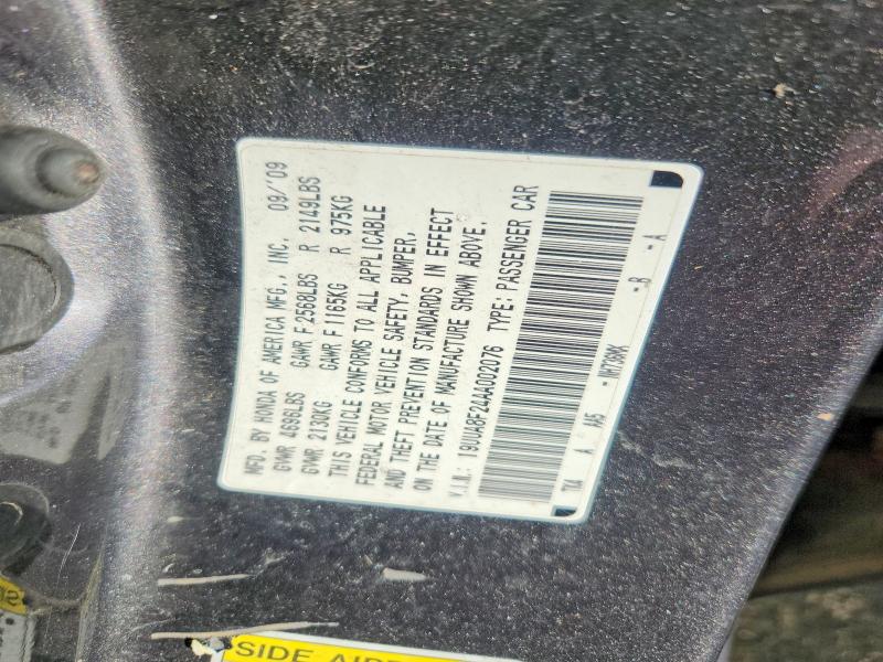 2010 Acura Tl მანქანა იყიდება აუქციონზე, vin: 19UUA8F24AA002076, აუქციონის ნომერი: 41968306