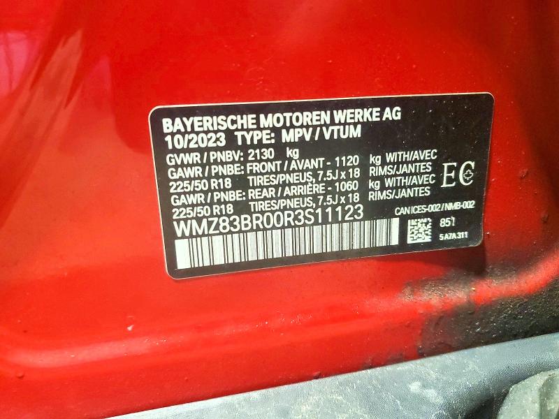 Продаж на аукціоні авто 2024 Mini Cooper, vin: WMZ83BR00R3S11123, номер лоту: 42081006