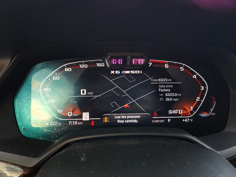 2021 Bmw X6 მანქანა იყიდება აუქციონზე, vin: 5UXCY8C01M9E79306, აუქციონის ნომერი: 47700636