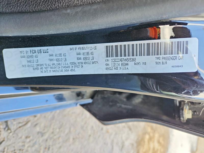 Продажа на аукционе авто 2017 Chrysler 200, vin: 1C3CCCAB7HN505302, номер лота: 79567355