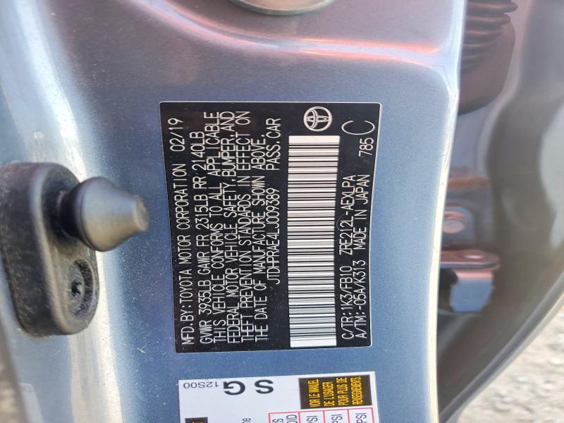 Aukcja sprzedaży 2020 Toyota Corolla, vin: JTDHPRAE4LJ009389, numer aukcji: 79648725