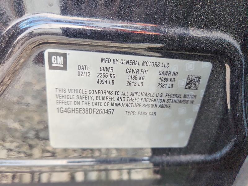 Aukcja sprzedaży 2013 Buick Lacrosse, vin: 1G4GH5E38DF260457, numer aukcji: 48125936