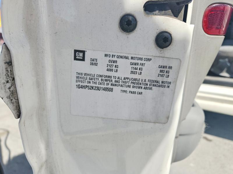 2003 Buick Lesabre მანქანა იყიდება აუქციონზე, vin: 1G4HP52K23U148508, აუქციონის ნომერი: 47374346