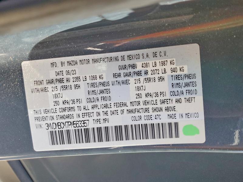 Aukcja sprzedaży 2023 Mazda Cx-30, vin: 3MVDMBCM7PM563357, numer aukcji: 45445046