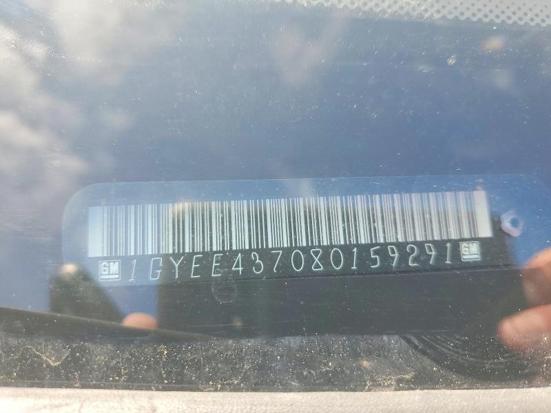 47398896 :رقم المزاد ، 1GYEE437080159291 vin ، 2008 Cadillac Srx مزاد بيع