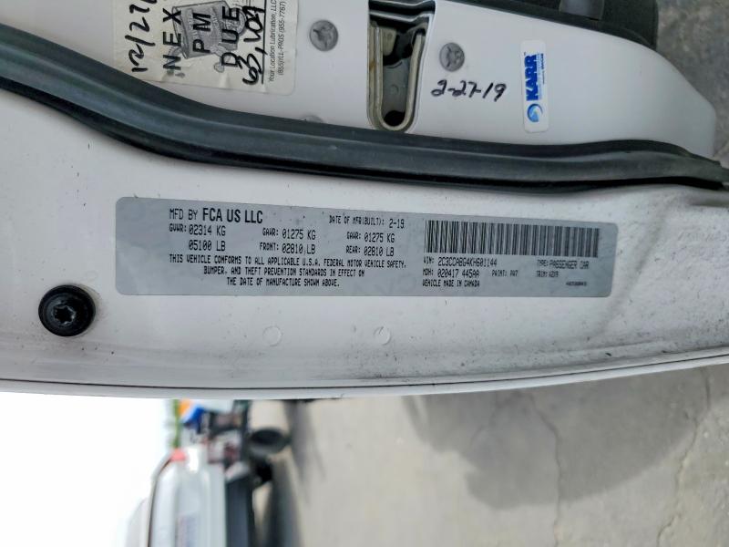 Продажа на аукционе авто 2019 Chrysler 300, vin: 2C3CCABG4KH601144, номер лота: 47816406