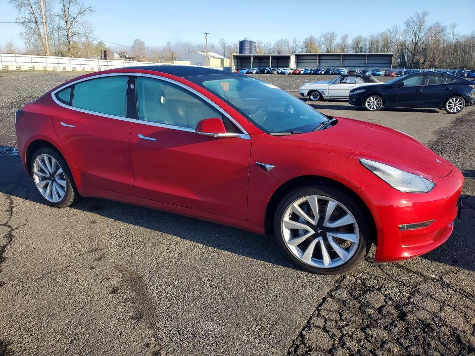 2019 Tesla Model 3 მანქანა იყიდება აუქციონზე, vin: 5YJ3E1EB5KF418587, აუქციონის ნომერი: 47576106