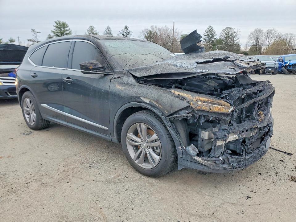 45734696 :رقم المزاد ، 5J8YE1H33NL002051 vin ، 2022 Acura Mdx مزاد بيع
