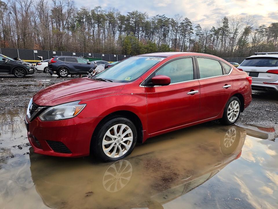 2018 Nissan Sentra მანქანა იყიდება აუქციონზე, vin: 3N1AB7AP4JY344878, აუქციონის ნომერი: 79812755