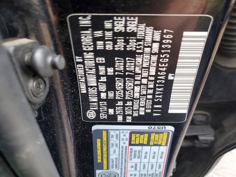Продаж на аукціоні авто 2014 Kia Sorento, vin: 5XYKT3A64EG513967, номер лоту: 79764345