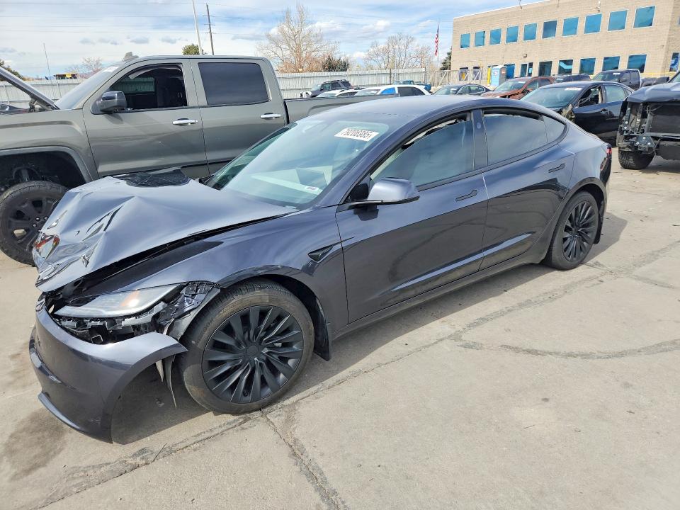 2025 Tesla Model 3 მანქანა იყიდება აუქციონზე, vin: 5YJ3E1EB0SF007906, აუქციონის ნომერი: 79206985