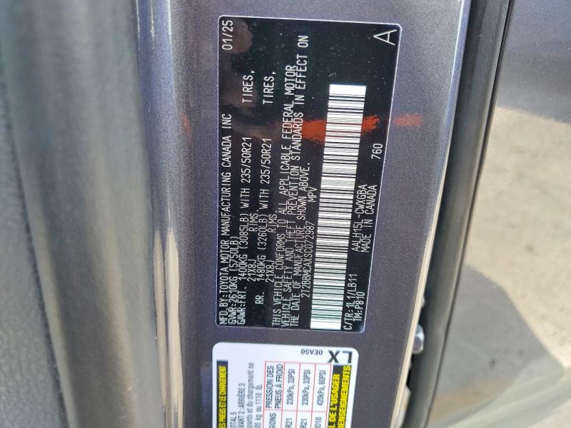 47639216 :رقم المزاد ، 2T2BBMCAXSC072987 vin ، 2025 Lexus Rx 350h مزاد بيع
