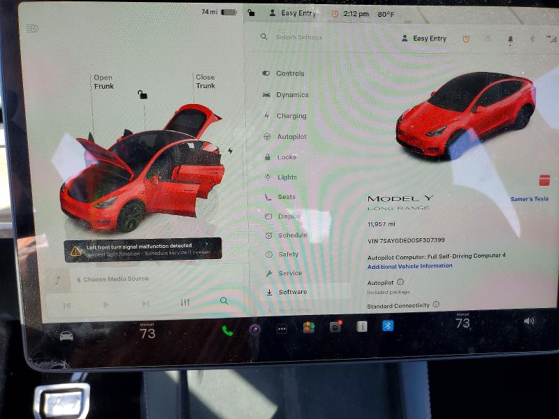 Aukcja sprzedaży 2025 Tesla Model Y, vin: 7SAYGDED0SF307399, numer aukcji: 41992446