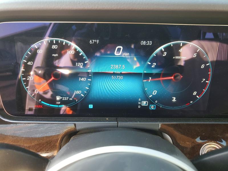 2021 Mercedes-benz E მანქანა იყიდება აუქციონზე, vin: W1KZF8DB7MA907821, აუქციონის ნომერი: 45962926