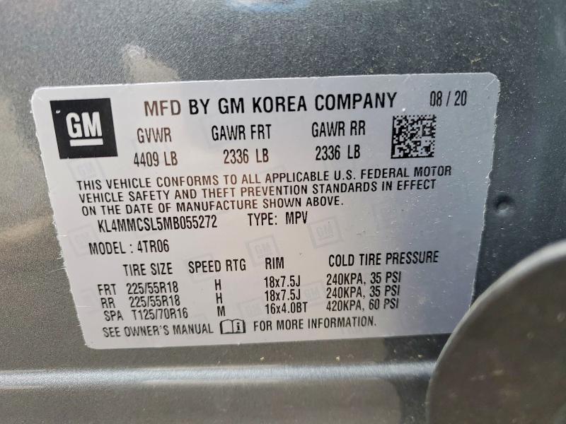 Aukcja sprzedaży 2021 Buick Encore Gx, vin: KL4MMCSL5MB055272, numer aukcji: 46936826