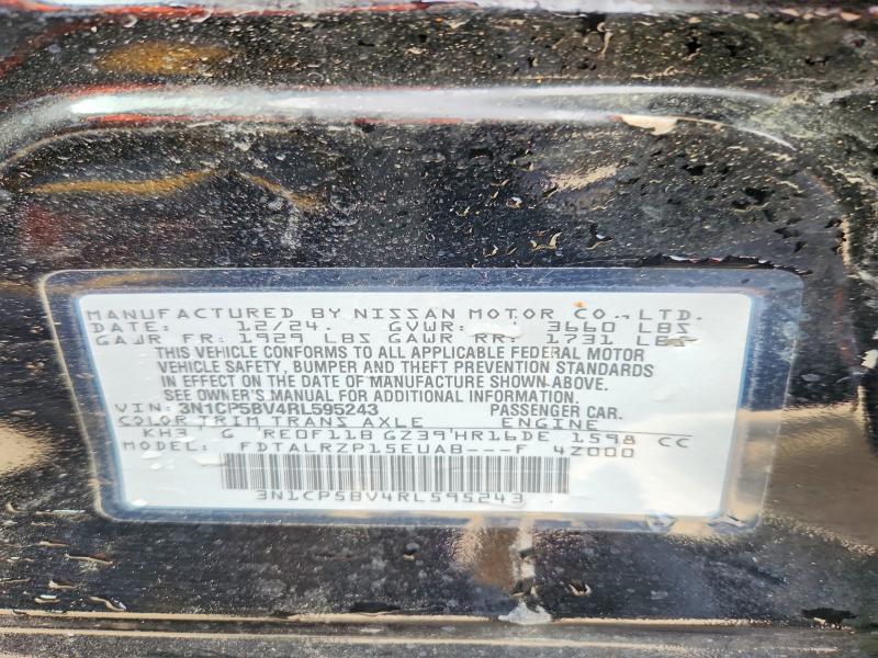 Продаж на аукціоні авто 2024 Nissan Kicks, vin: 3N1CP5BV4RL595243, номер лоту: 46519076