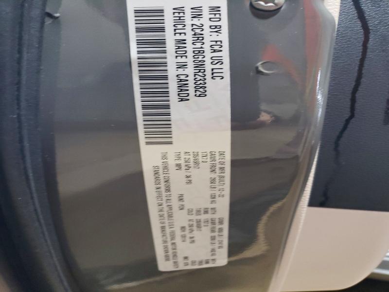 Продажа на аукционе авто 2022 Chrysler Pacifica, vin: 2C4RC1BG8NR233829, номер лота: 79059405