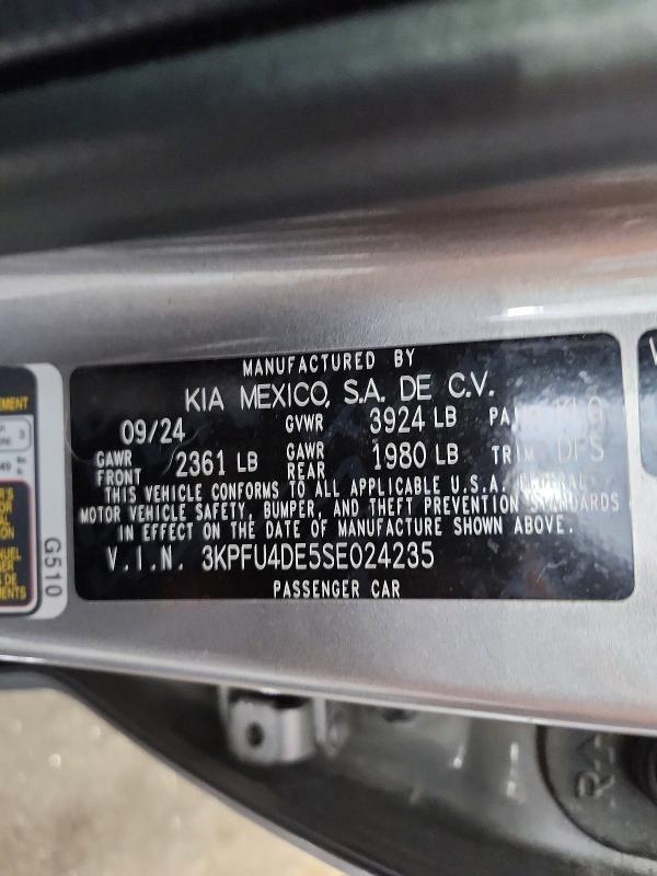 Продаж на аукціоні авто 2025 Kia K4, vin: 3KPFU4DE5SE024235, номер лоту: 79978235