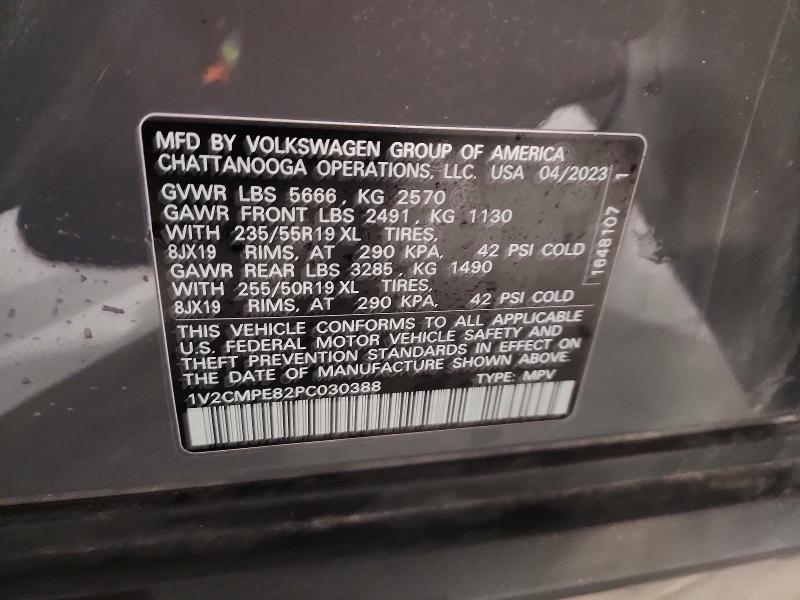 Aukcja sprzedaży 2023 Volkswagen Id.4, vin: 1V2CMPE82PC030388, numer aukcji: 41582816