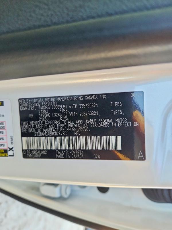 Auction sale of the 2024 Lexus Rx 350, vin: 2T2BAMCA8RC074783, lot number: 48039446