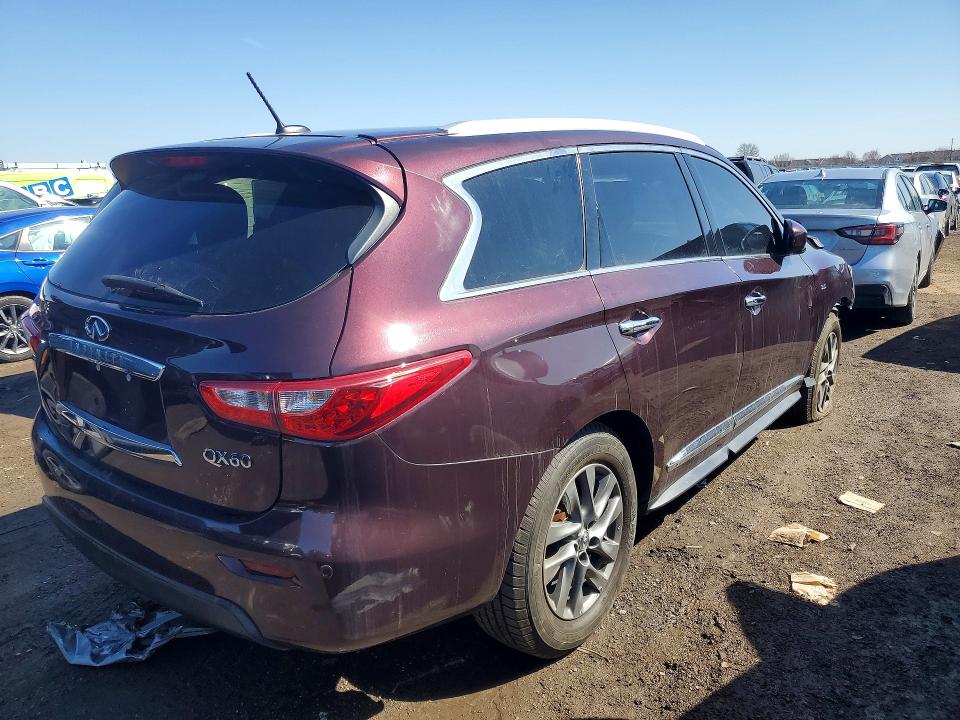 Продажа на аукционе авто 2015 Infiniti Qx60, vin: 5N1AL0MNXFC510974, номер лота: 46458996