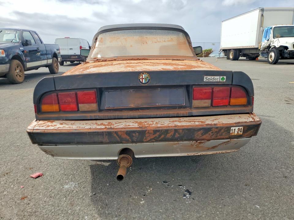 Aukcja sprzedaży 1988 Alfa Romeo Spider, vin: ZAR11538002486455, numer aukcji: 47923426
