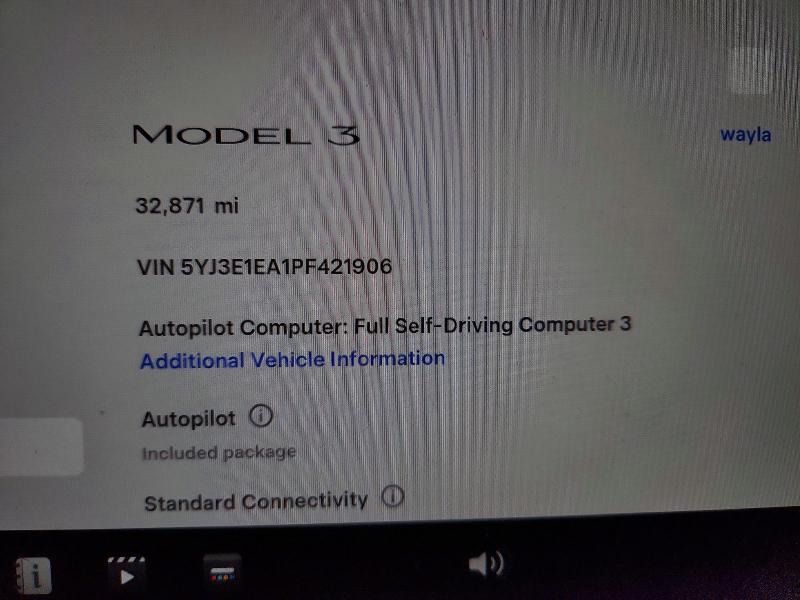 Продажа на аукционе авто 2023 Tesla Model 3, vin: 5YJ3E1EA1PF421906, номер лота: 46138176