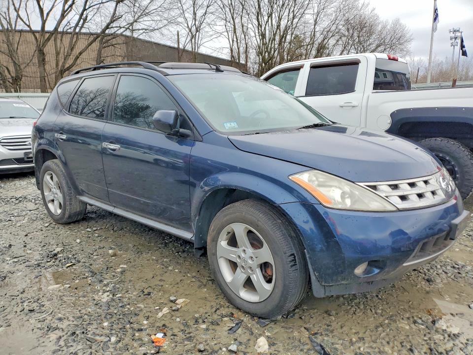 2005 Nissan Murano მანქანა იყიდება აუქციონზე, vin: JN8AZ08W15W432124, აუქციონის ნომერი: 45592016