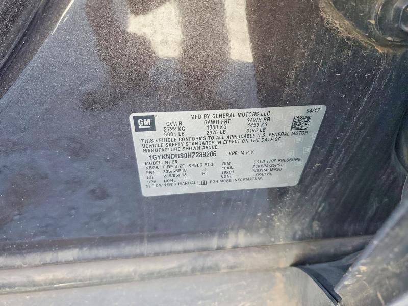 Aukcja sprzedaży 2017 Cadillac Xt5, vin: 1GYKNDRS0HZ288206, numer aukcji: 45726436