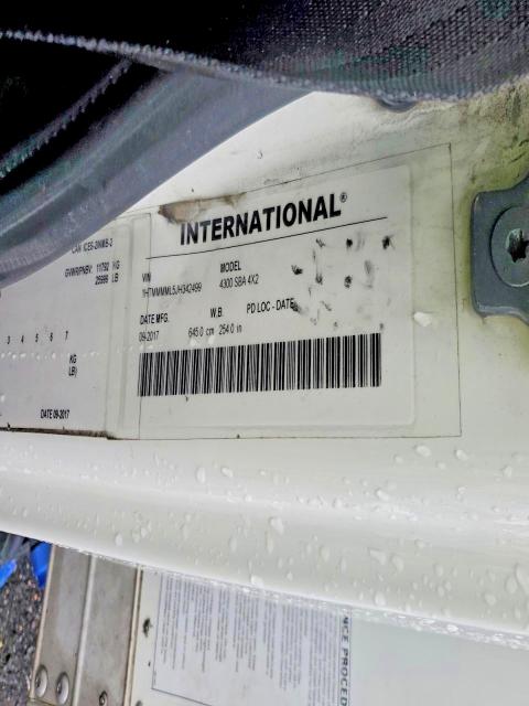 46278706 :رقم المزاد ، 1HTMMMML5JH342499 vin ، 2018 International 4000 4300 مزاد بيع