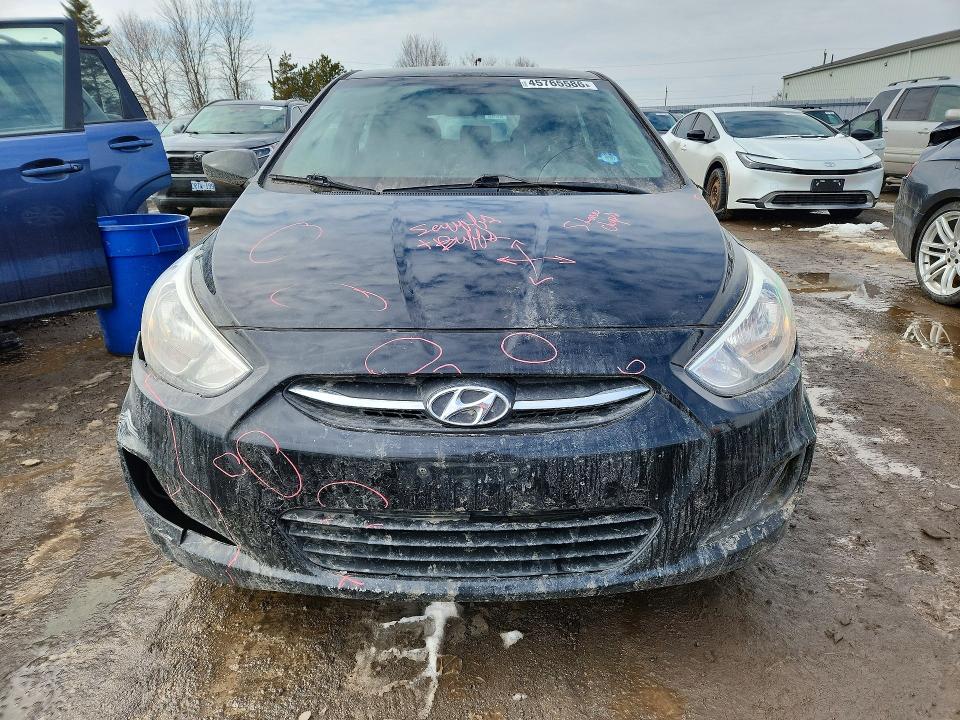 Aukcja sprzedaży 2016 Hyundai Accent Gl 5dr, vin: KMHCT5AE4GU239058, numer aukcji: 45765586