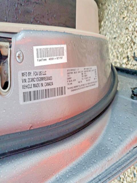 2021 Chrysler Voyager მანქანა იყიდება აუქციონზე, vin: 2C4RC1DG8MR530403, აუქციონის ნომერი: 45819666
