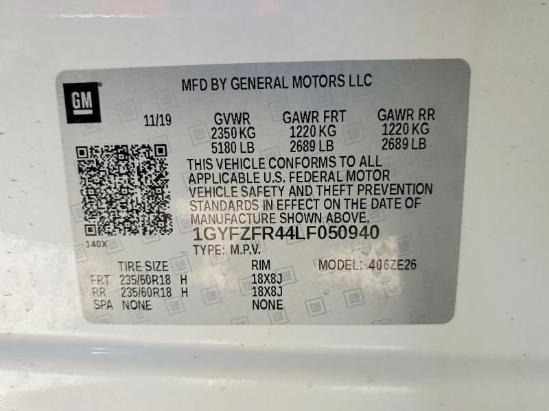 Aukcja sprzedaży 2020 Cadillac Xt4, vin: 1GYFZFR44LF050940, numer aukcji: 47046046