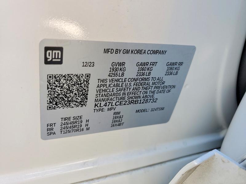 2024 Buick Envista მანქანა იყიდება აუქციონზე, vin: KL47LCE23RB128732, აუქციონის ნომერი: 46426366