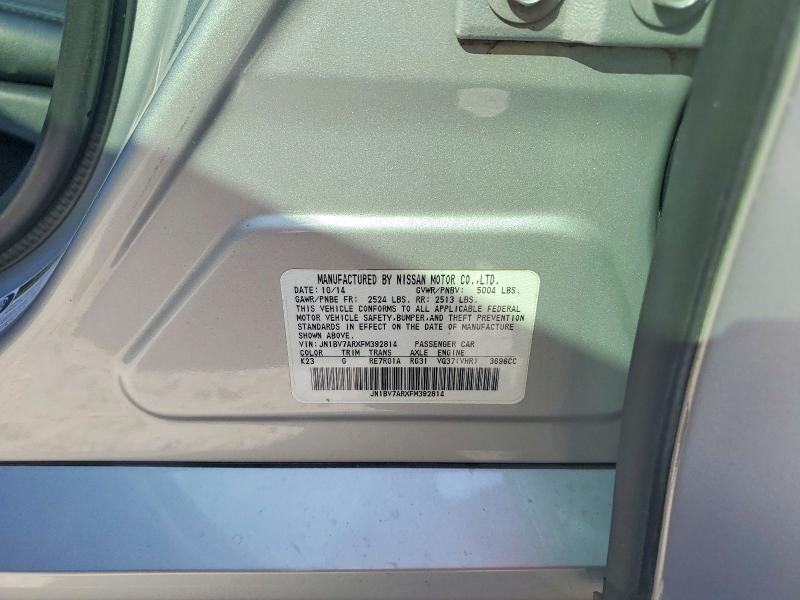 Aukcja sprzedaży 2015 Infiniti Q50, vin: JN1BV7ARXFM392814, numer aukcji: 45784996