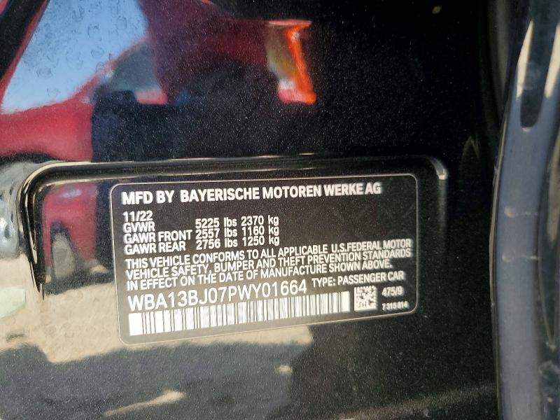 Aukcja sprzedaży 2023 Bmw 530, vin: WBA13BJ07PWY01664, numer aukcji: 47423676