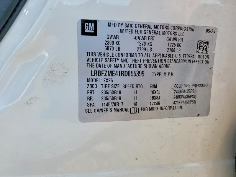 Продажа на аукционе авто 2024 Buick Envision, vin: LRBFZME41RD055399, номер лота: 47920516