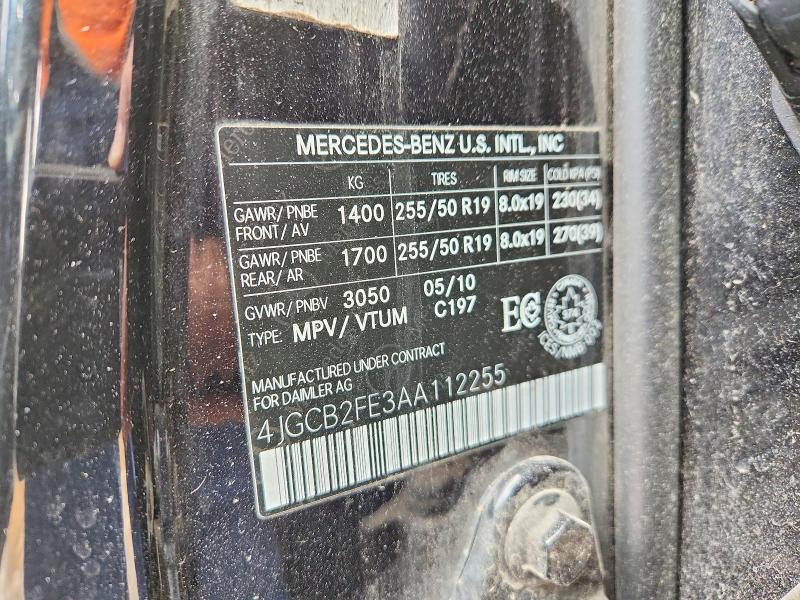 Продаж на аукціоні авто 2010 Mercedes-benz R, vin: 4JGCB2FE3AA112255, номер лоту: 79905185
