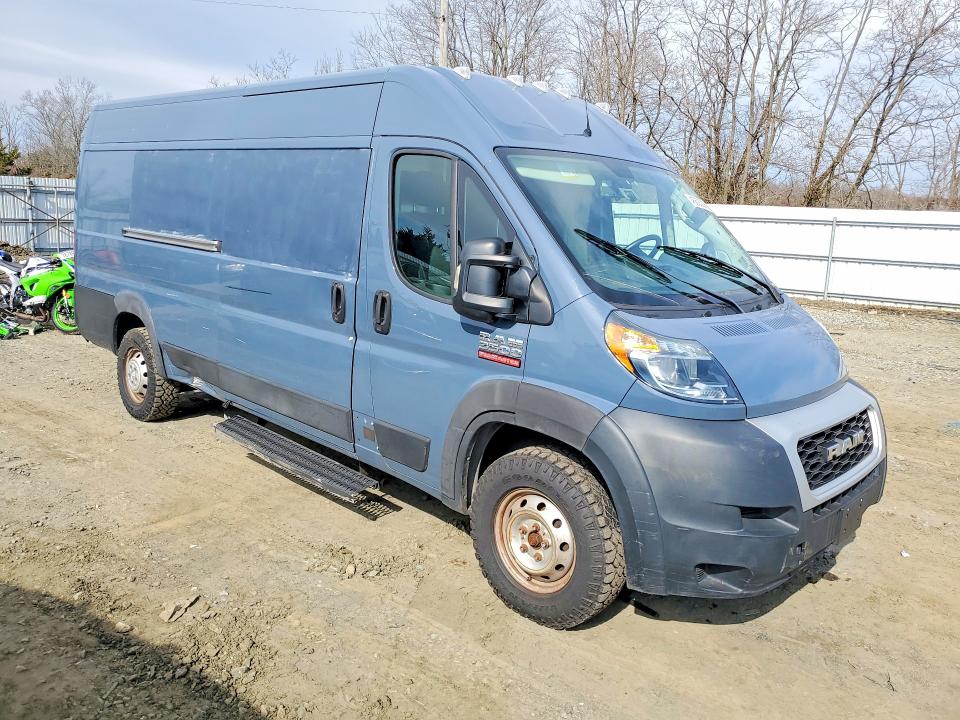 2019 Ram Promaster 3500 მანქანა იყიდება აუქციონზე, vin: 3C6URVJG2KE548213, აუქციონის ნომერი: 45605236