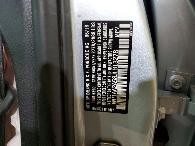 Продажа на аукционе авто 2018 Porsche Macan, vin: WP1AA2A58JLB13278, номер лота: 45508516