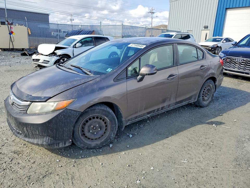 2012 Honda Civic Lx 4dr მანქანა იყიდება აუქციონზე, vin: 2HGFB2F45CH024001, აუქციონის ნომერი: 47168646