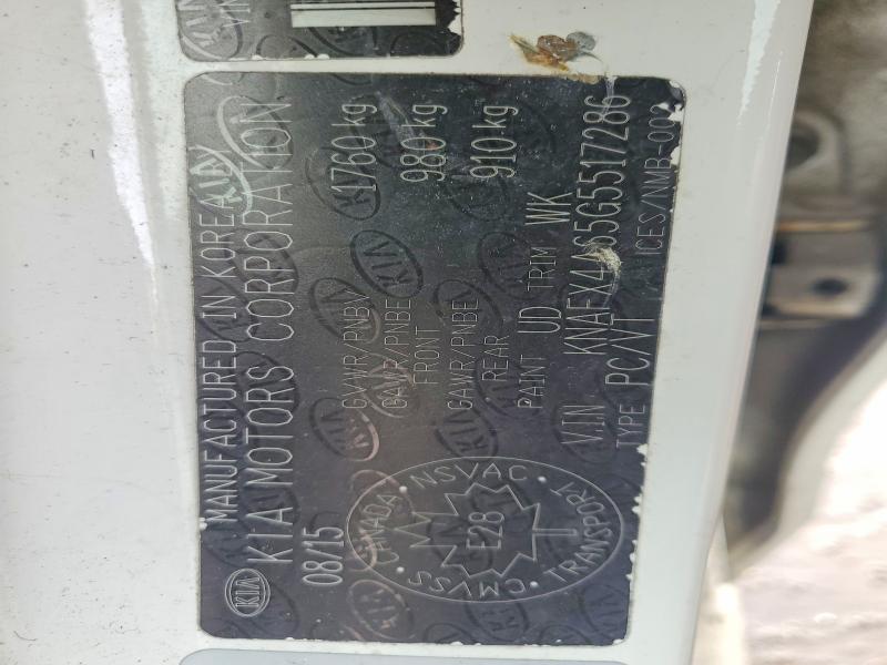 79480035 :رقم المزاد ، KNAFX4A65G5517286 vin ، 2016 Kia Forte مزاد بيع